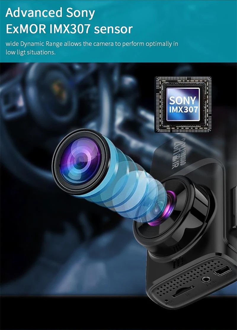 Maiyue star 1080P фронтальная двойная линза LVR супер WiFi gps камера ночного видения sony Автоматическая Спринт камера для лифт грузовик такси Uber