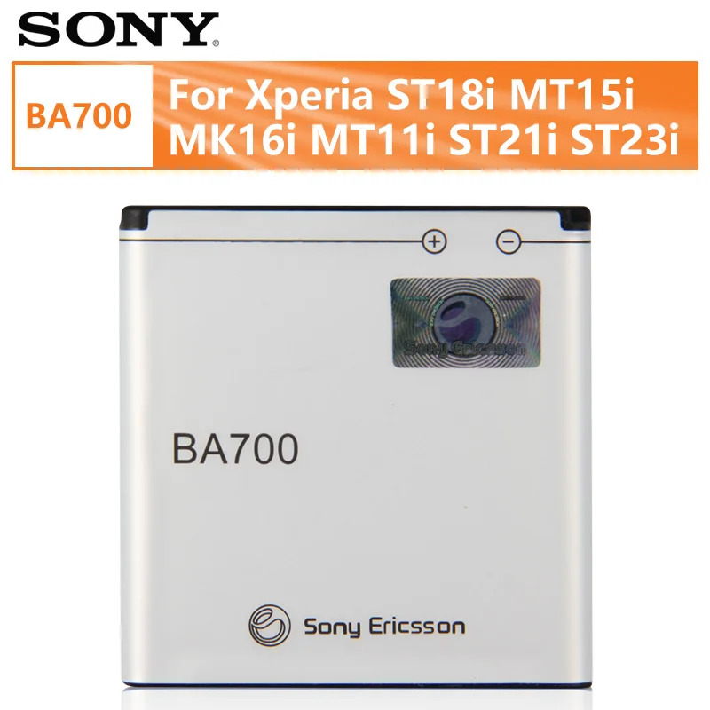 Оригинальный аккумулятор SONY BA700 для Sony ST18i MT15i MT16i MK16i MT11i ST21i ST23i оригинальный