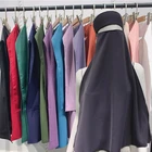 Мусульманская шапка-хиджаб, мусульманская бандана, черная шапка для лица