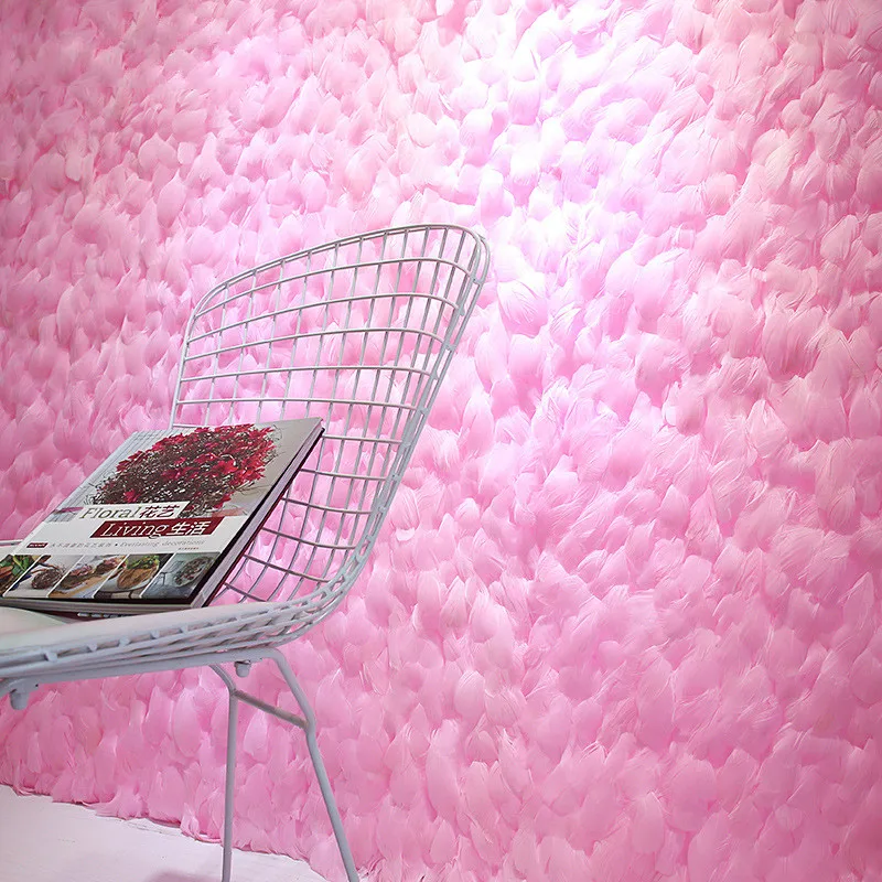 50 шт. розовый страусиное перо фото фон настенный материал свадебное украшение