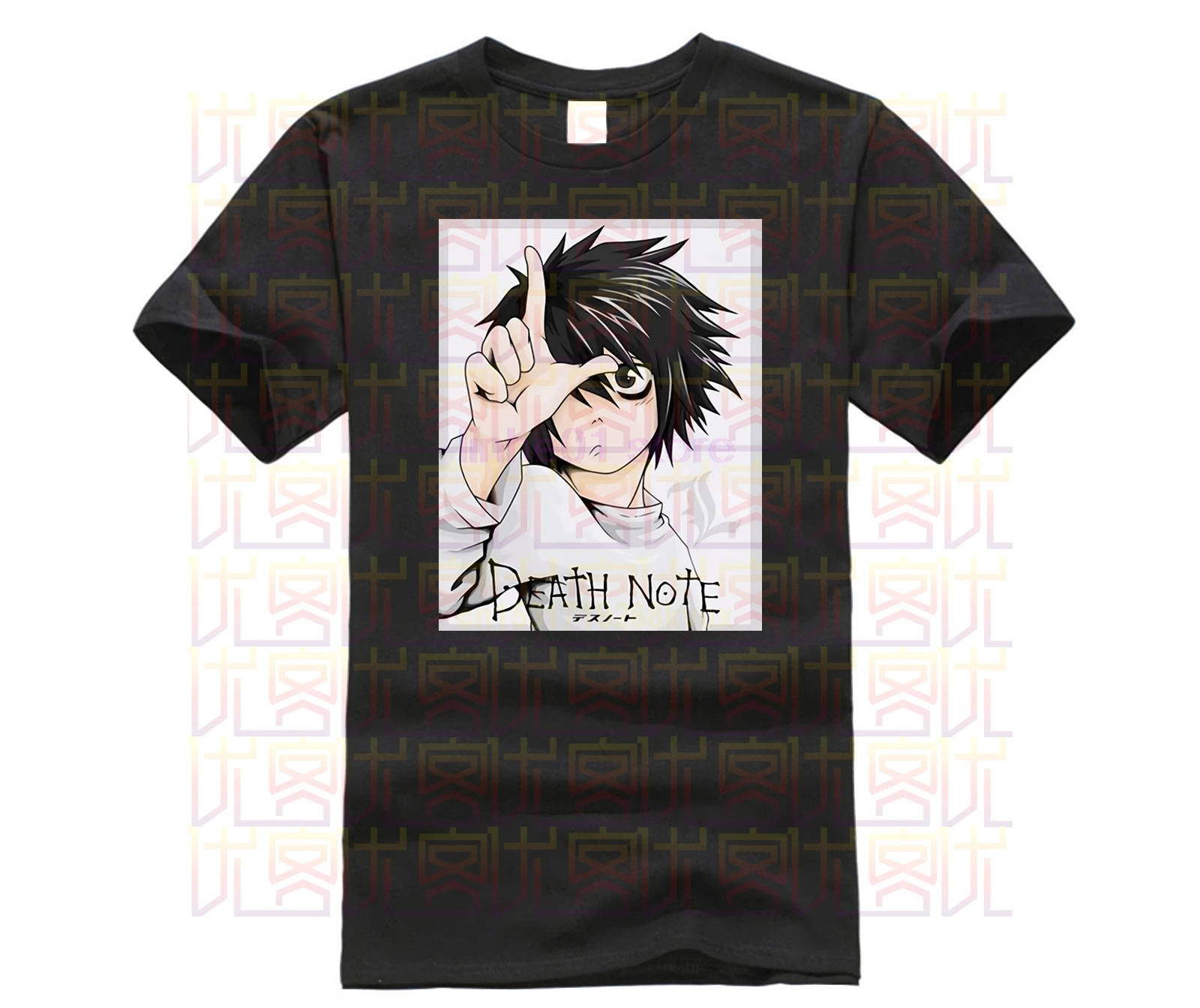 Новинка 2020 футболка с принтом Death Note Мужская коротким рукавом летняя Ryuuku Ryuk