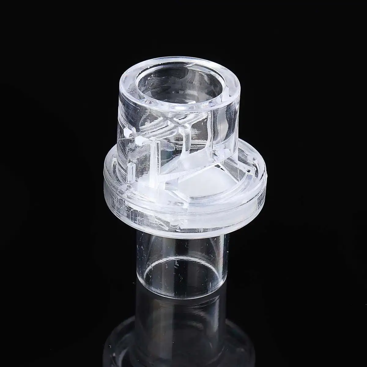 Clear 1pc 10 шт односторонняя маска для искусственного дыхания и сердечнолегочной реанимации учебные клапаны с односторонним клапаном для реаниматор для искуственного дыхания практика Emergecy спасательный инструмент мундштук часть - Цвет: Clear 1pc