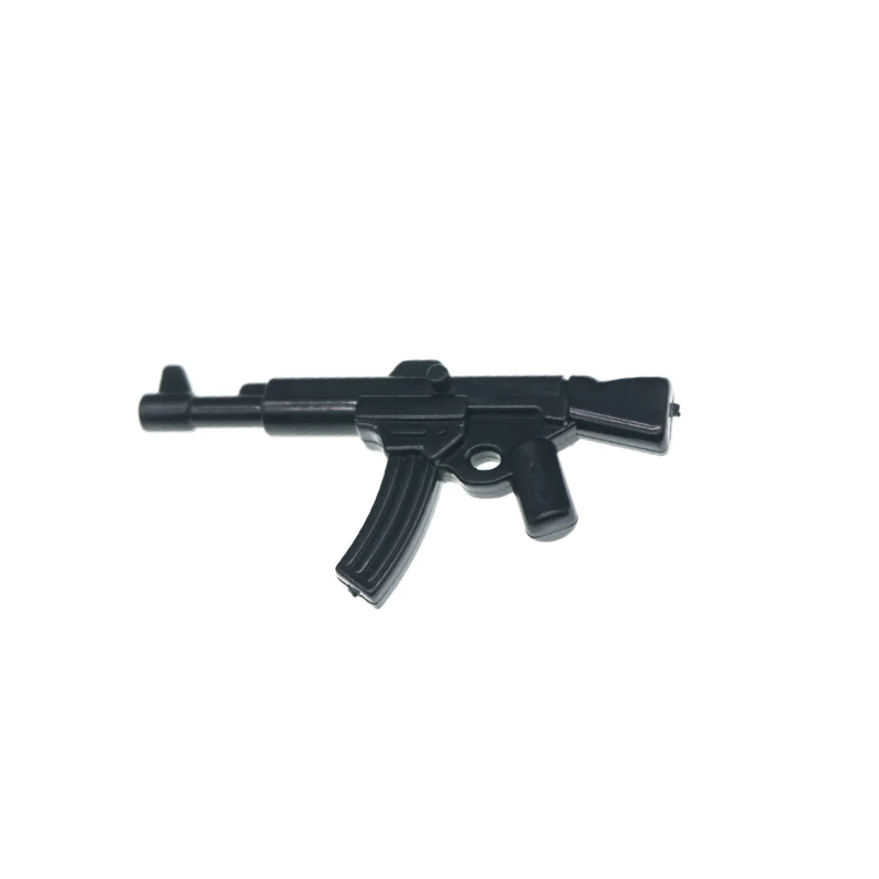 10 шт./лот Военная серия WW2 Оружие Винтовка пулемет часть MOC строительные блоки