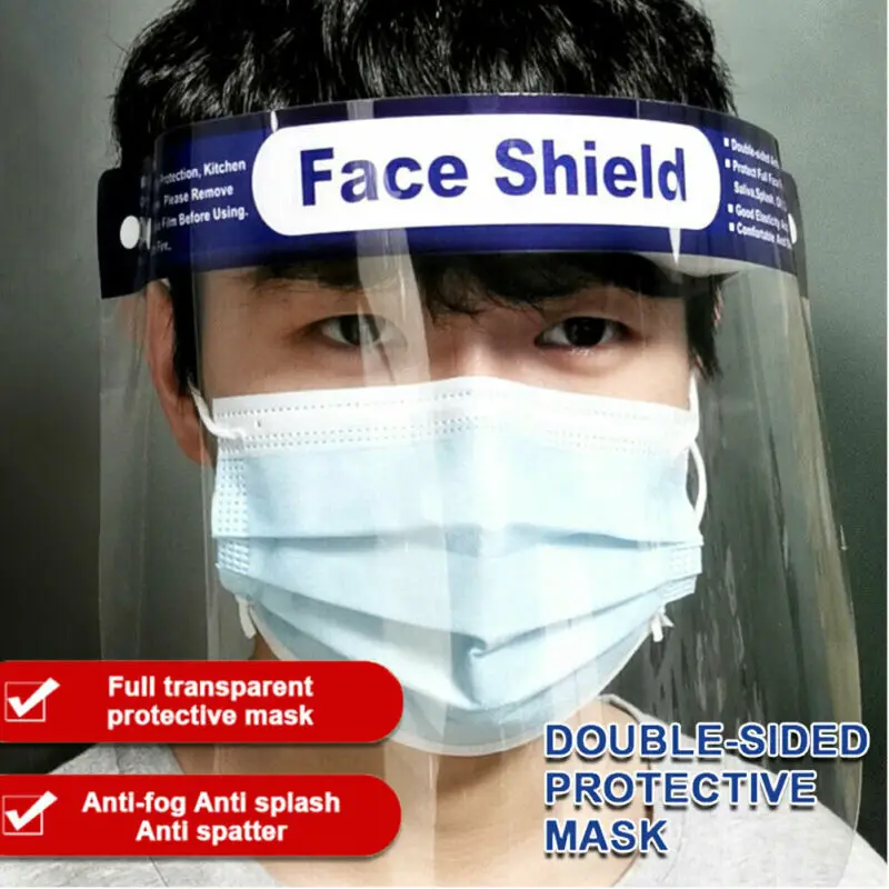 1 шт. защита от капель пыли полное покрытие лица козырек щит прозрачный|Маски| |