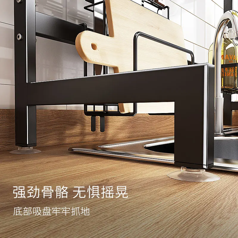 Sink drain rack sink kitchen shelf stainless steel above household bowl dish rack. | Дом и сад