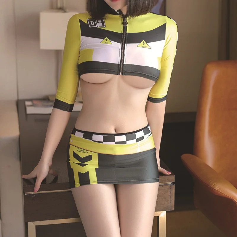 Сексуальная гоночная форма раздельное сексуальное нижнее белье красивые