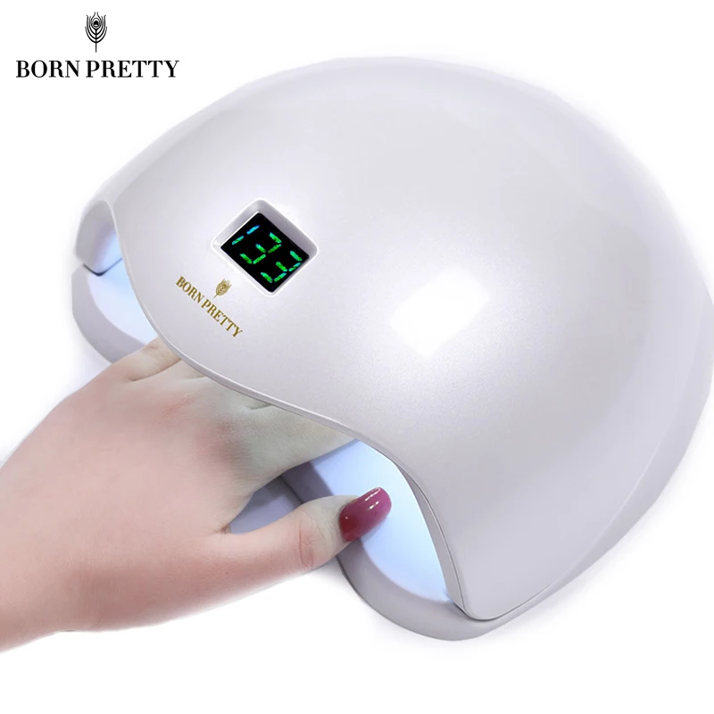 BORN PRETTY 48 Вт Встроенная литиевая батарея Сушилка для ногтей перезаряжаемая УФ