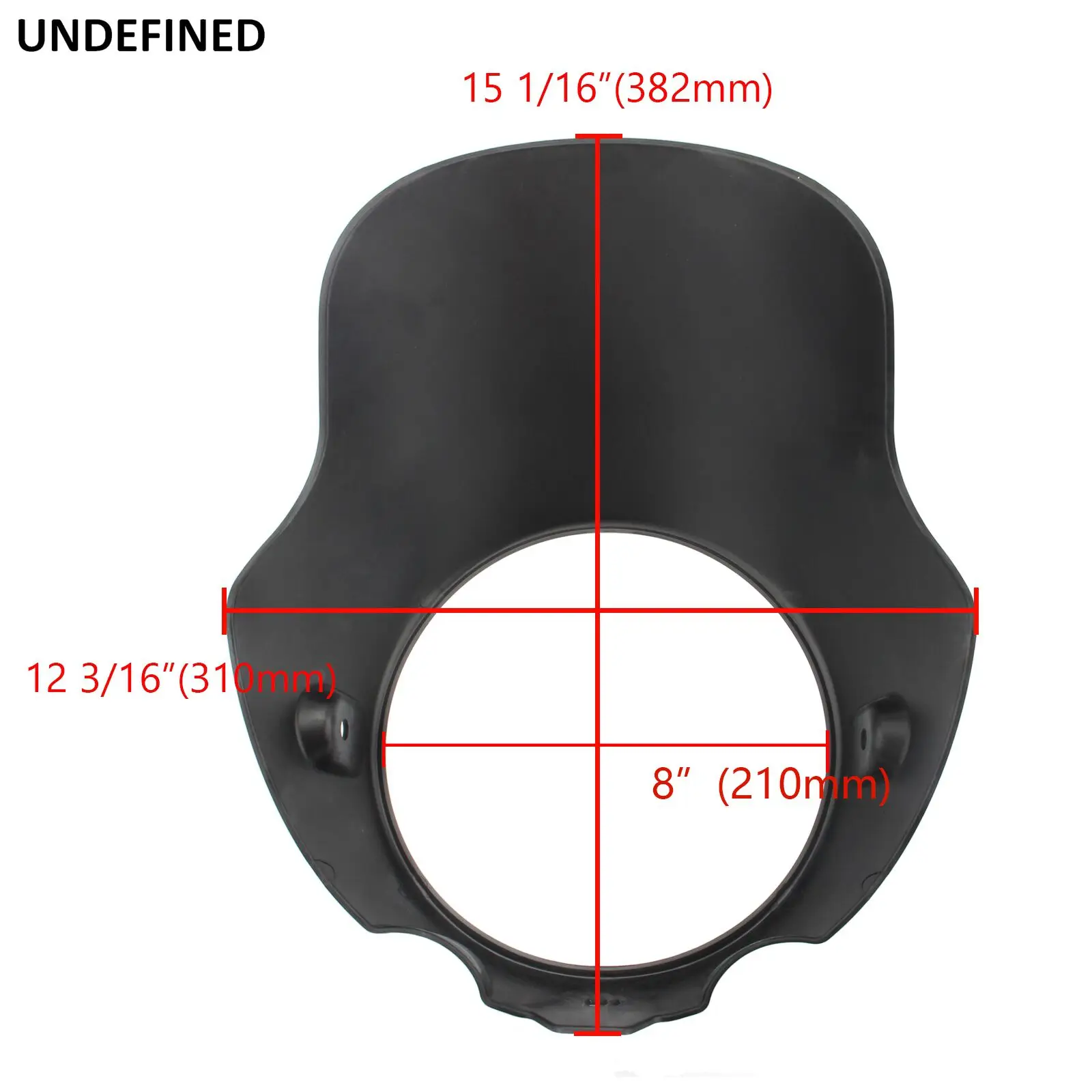 

Motorcycle 8"Headlight Fairing Windshield Cover For Honda CB150 Triumph Bonneville T100 T12 Ducati monster Universal Cafe Racer