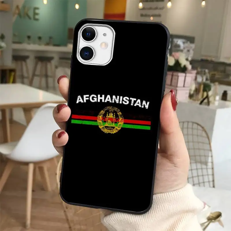 Чехол для телефона Yinuoda с афганским флагом iPhone 11 12 13 mini pro XS MAX 8 7 6 6S Plus X 5S SE 2020 XR -