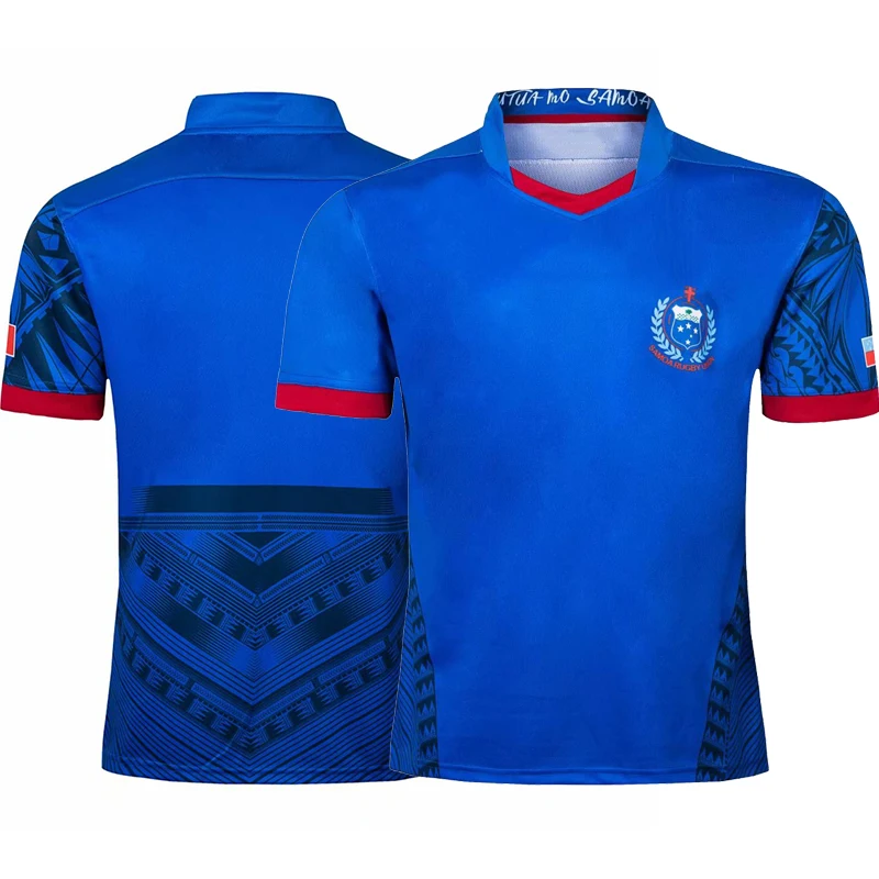 

2019 Samoa Rugby Home Players Sportswear MENS Jersey Tops Sport Shirt Size S-5XL