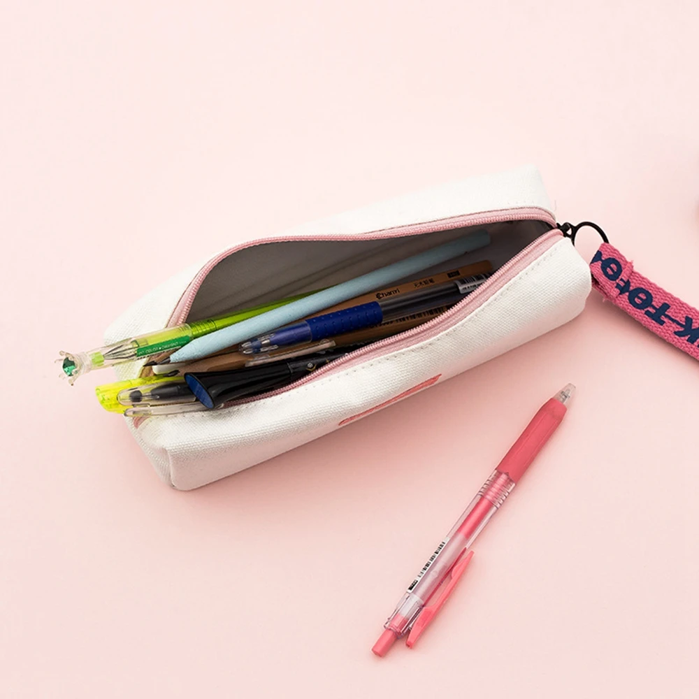 Творческий Карандаш Чехол простой дизайн Стиль застежки молнии сумки подставки