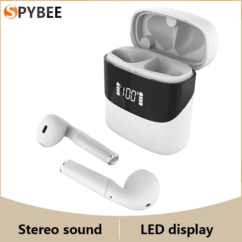 

SPYBEE P23 tws наушники беспроводной блютуз наушники для смартфона защита от падения сенсорное управление шумоподавление наушники с микрофоном