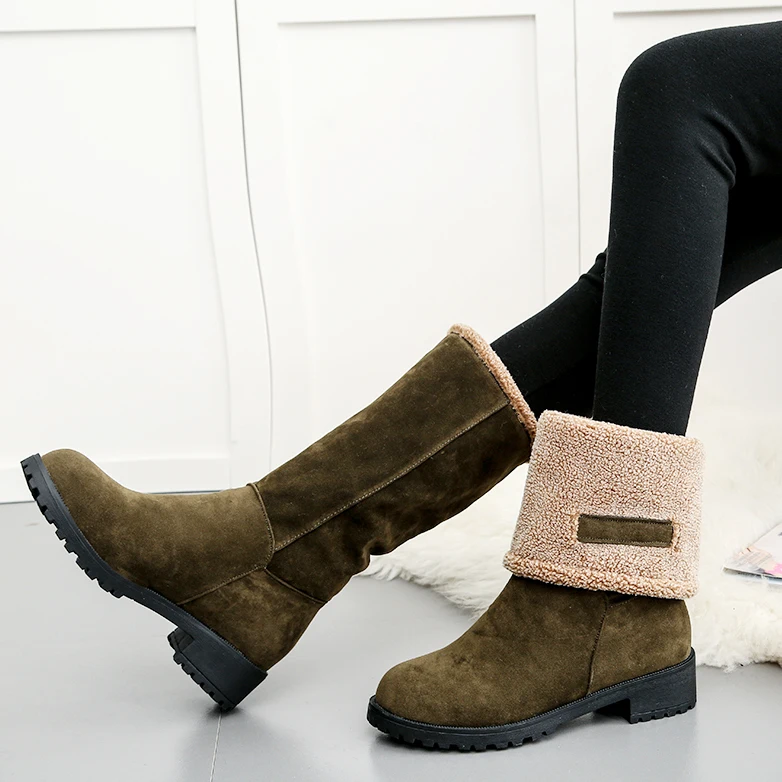 Женские зимние ботинки Botte Hiver Femme Botas Mujer женские на платформе женская зимняя