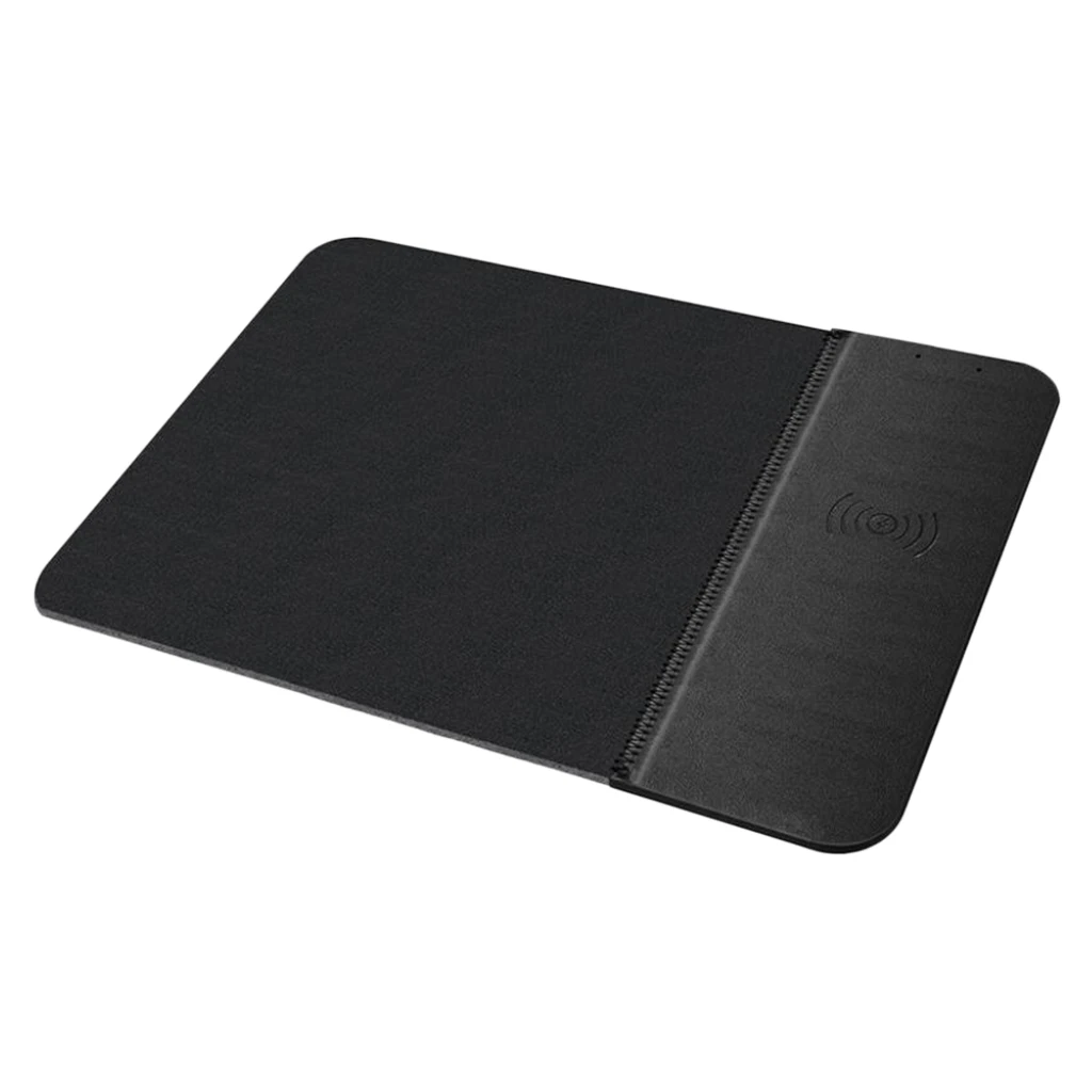 

Ultra-Thin Qi 5W Desktop Wireless Charging Office Mouse Pad Mousepad Foldable Waterproof 30x22x0.65cm
