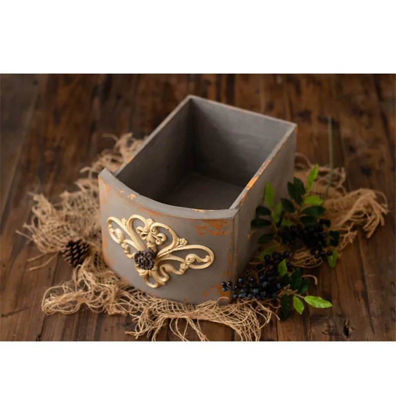 Реквизит для детской фотосъемки классический ящик Корзина новорожденных стул