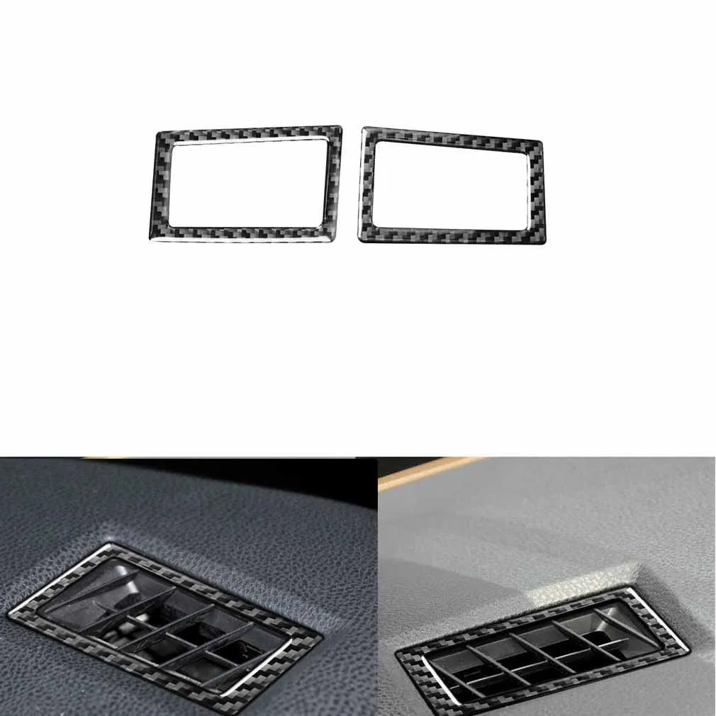 

Carbon Fiber Dashboard Air Vent Outlet Frame Cover Trim For Toyota Corolla 14-18