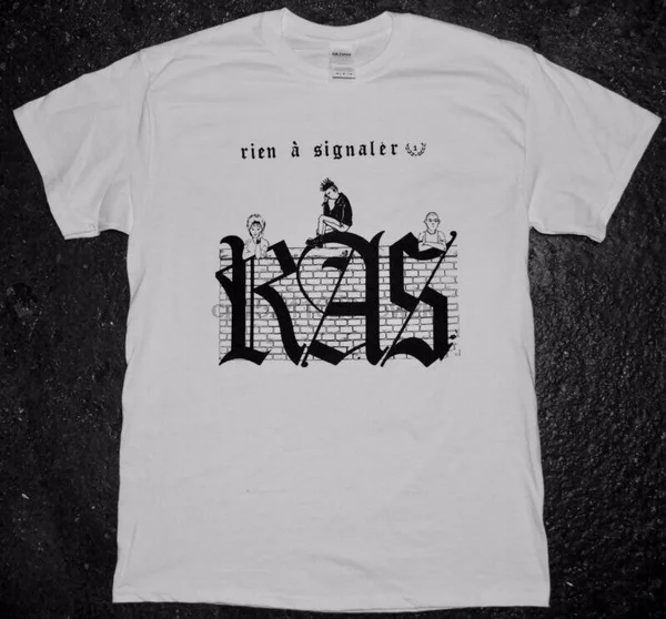 

R.A.S. 'Rien A Signaler' T-shirt (punk oi camera rixe nabat cocksparrer blitz)