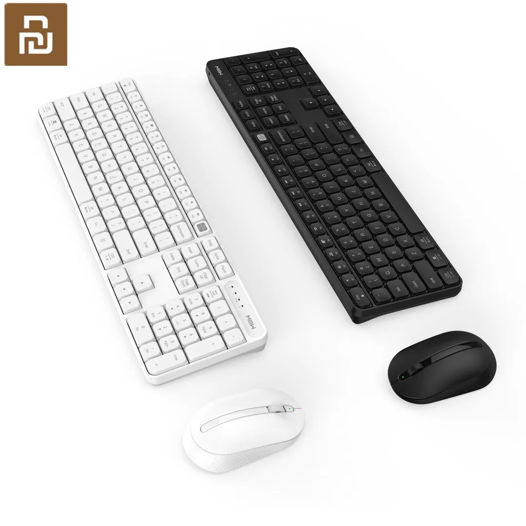 MI Mijia MIIIW Беспроводная Офисная Клавиатура набор мыши система Windows/Mac одна кнопка