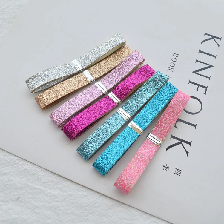 10 мм Блестящая лента для лука ручной работы аксессуары головного убора декора