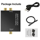 Портативный коаксиальный оптический преобразователь 3,5 мм с цифровым на аналоговый аудио Aux Rca L  R Spdif цифровой аудио декодер усилитель