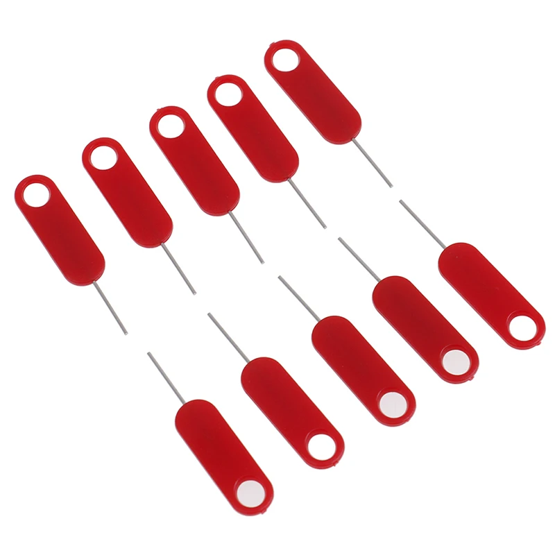 10pcs Sim Card Tray Removal Eject Pin Key Tools Stainless Steel Needle For iPhone/iPad Samsung Instrument Parts Accessories |