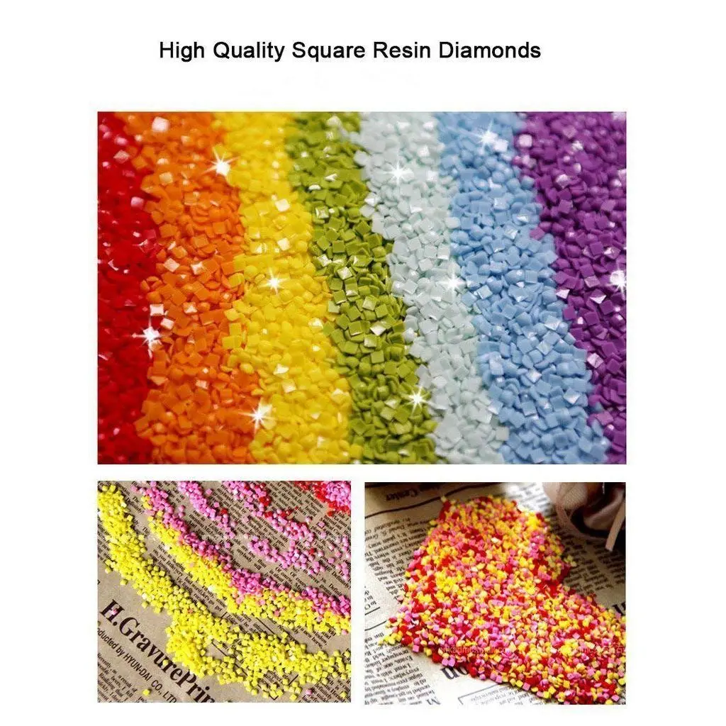 

5D DIY Diamond Painting Full Square Drill Dream Home Embroidery for Wall Decoration 16X35 inches