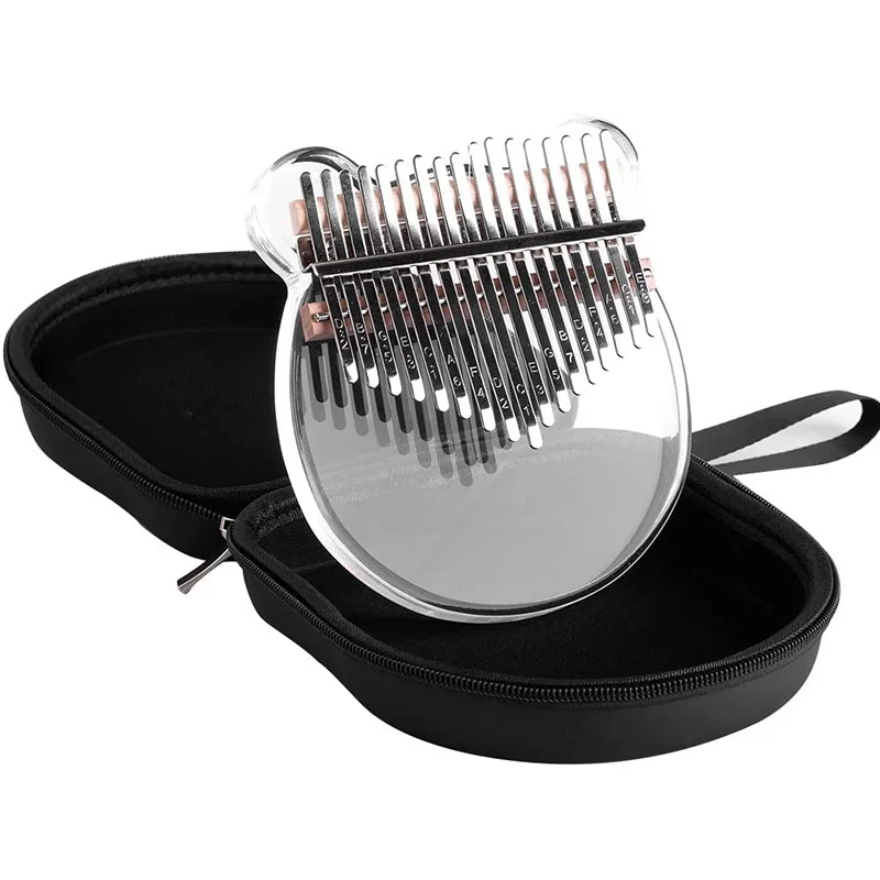 Акриловый калимб большой палец пианино подходит для детей и взрослых прозрачный