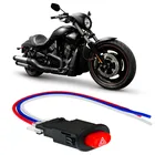 Мотоцикл двойной проблесковый переключатель аварийный светильник кнопка включения вспышки Предупреждение скутер электрический автомобиль модифицированный аварийная сигнальная лампа
