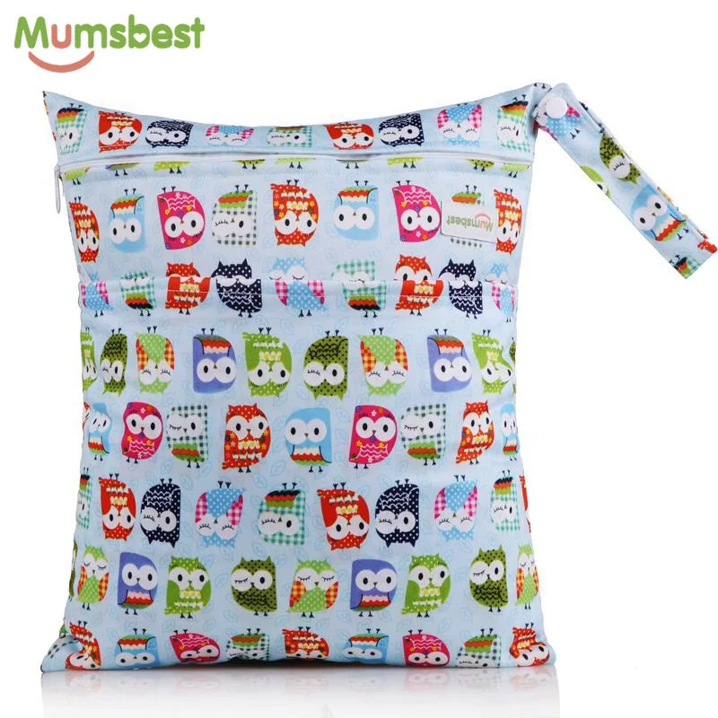 Водонепроницаемая влажная сумка детские тканевые пеленки сумки для путешествий