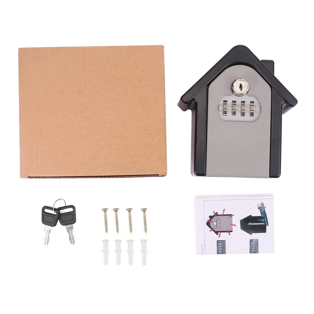 Коробка для ключей сейф улицы настенное крепление комбинация пароль замок