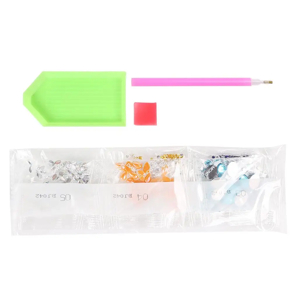 DIY Карандаш Чехол бабочка Сова особой формы алмазов картина Прочный 2 решётка