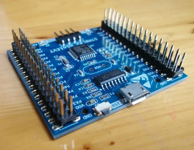 Плата разработки STM8L плата STM8L151K4 STM8L151K6 с последовательным портом|Детали и
