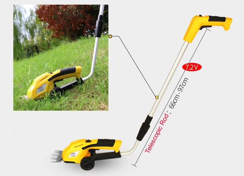 Многофункциональный ручной мини-триммер для травы 7 2 В с аккумулятором