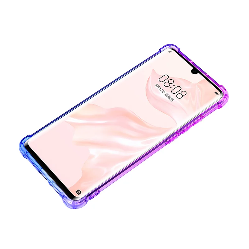 Ударопрочный грязестойкий чехол для телефона huawei P30 Pro Противоскользящий мягкий