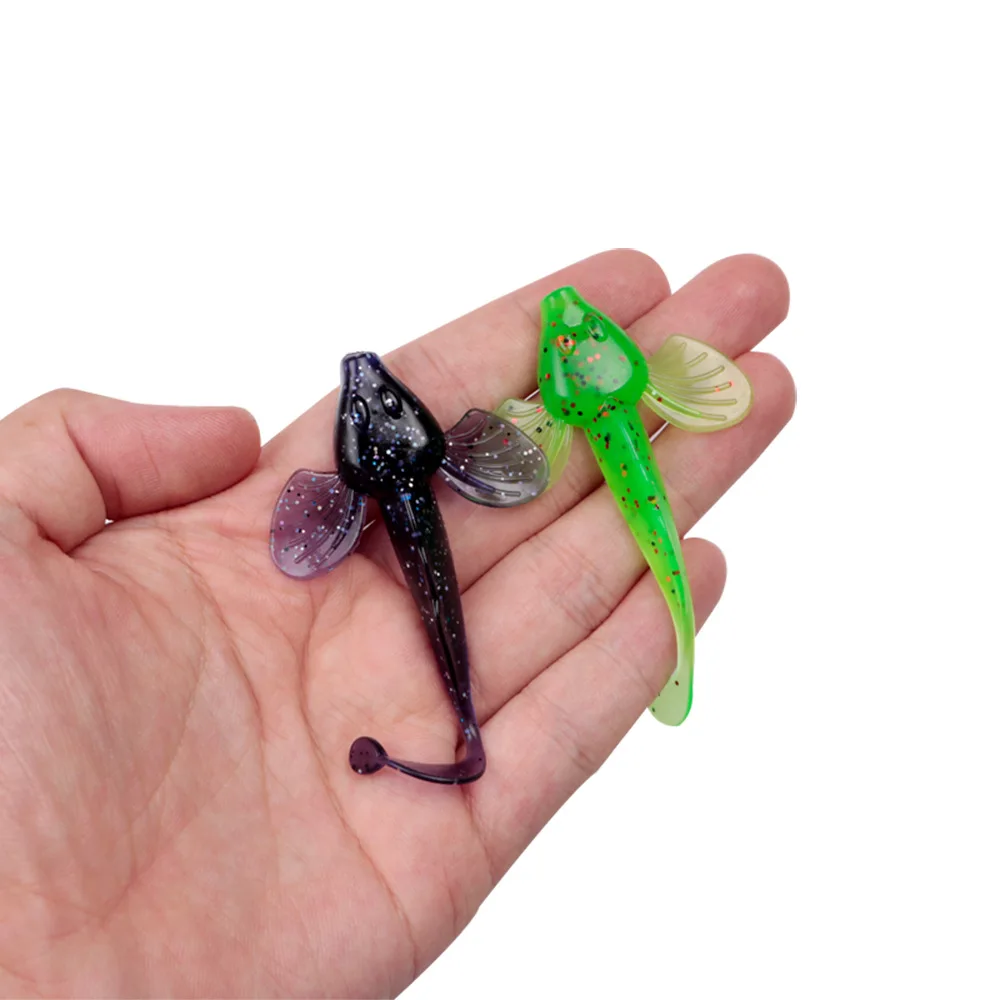 5 шт./лот приманки в виде гольяна 8 см/4 г искусственная силиконовая Мягкая