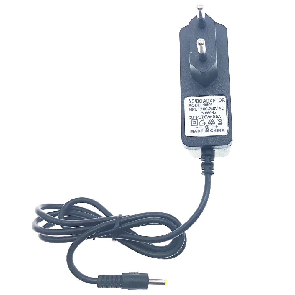 Высокое качество 6 в 0.5A 500mA AC DC адаптер питания зарядное устройство для OMRON I-C10 M4-I M2