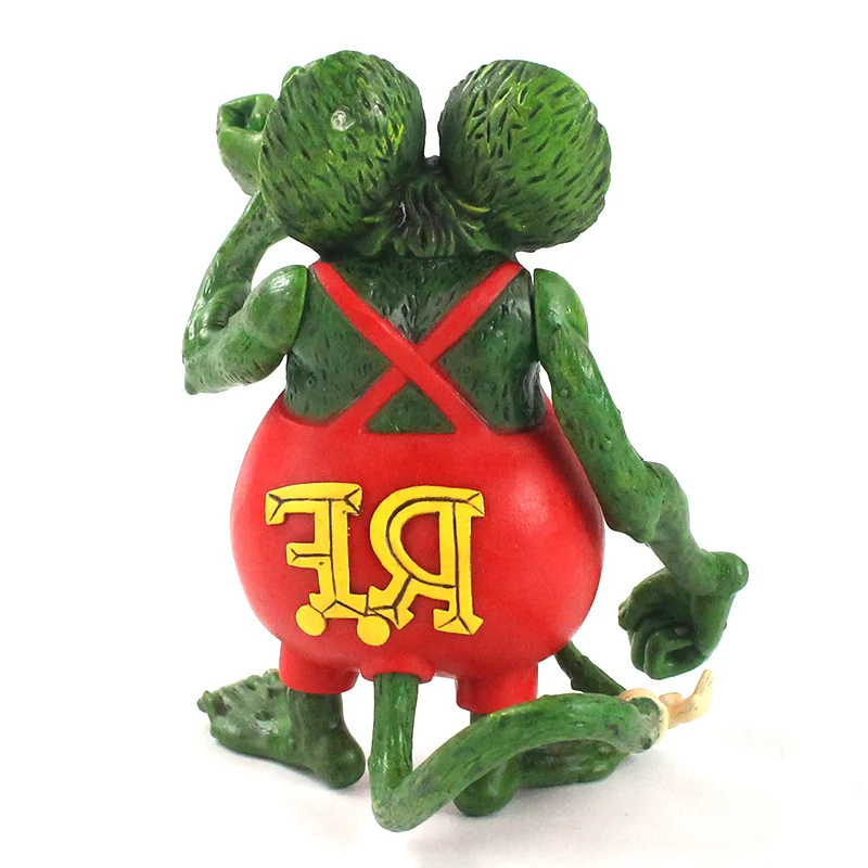 

12cm 3Styles Rat Fink Action Figures Joints Movable Ed Roth Ratfink Mouse PVC Collectible Model Toy Gifts for kids