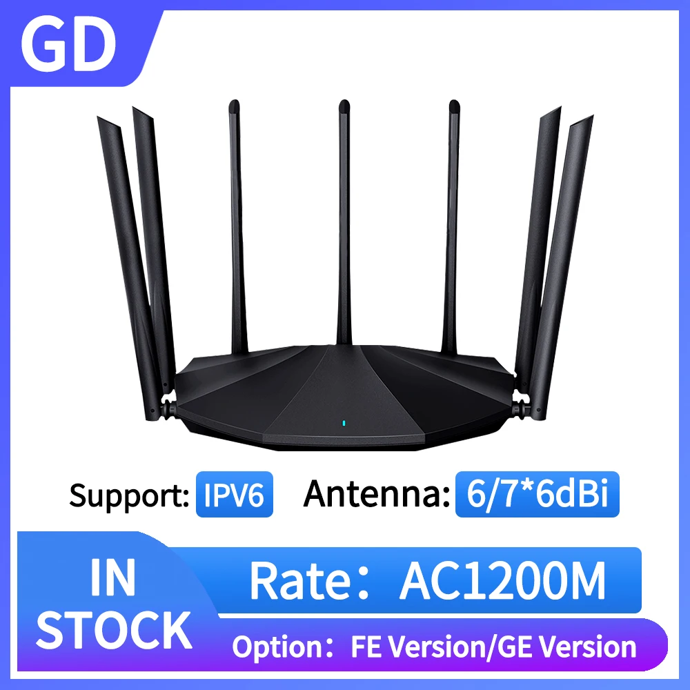 

AC23 AC2100 Wireless Router Gigabit 10/100/1000M Router WiFi Multilingual Language