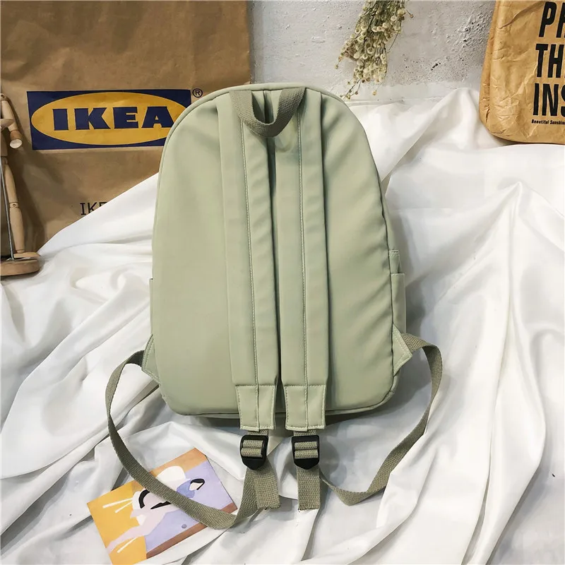 Водонепроницаемый нейлоновый женский рюкзак большие вместительные школьные