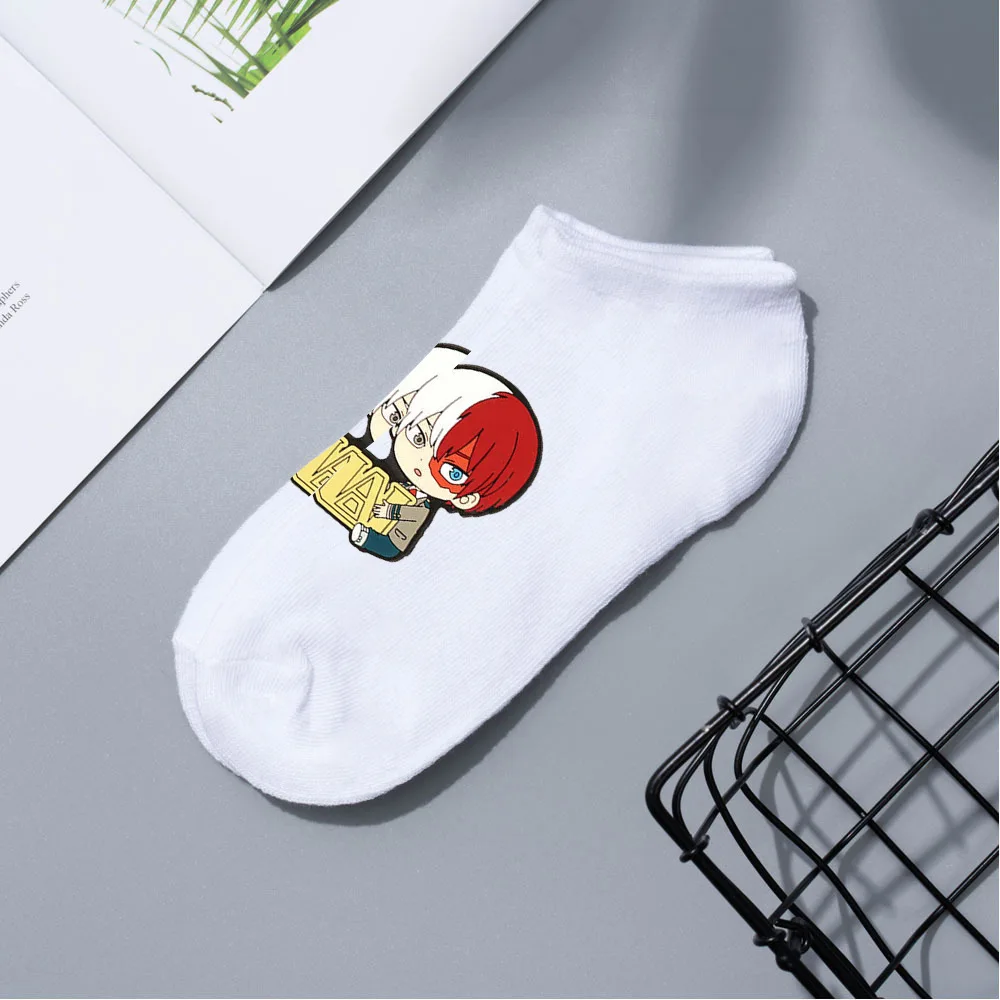 Оригинальные носки моя геройская Академия Bakugou Katsuki может Todoroki Shoto Midoriya Izuku
