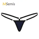 Женское нижнее белье микро мини бикини нижнее белье с очень низкой посадкой T-Back стринги бикини трусы