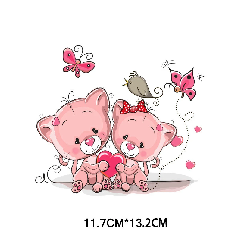 DIY Симпатичные нашивки в форме животных кота цыпленок кролик обезьянка