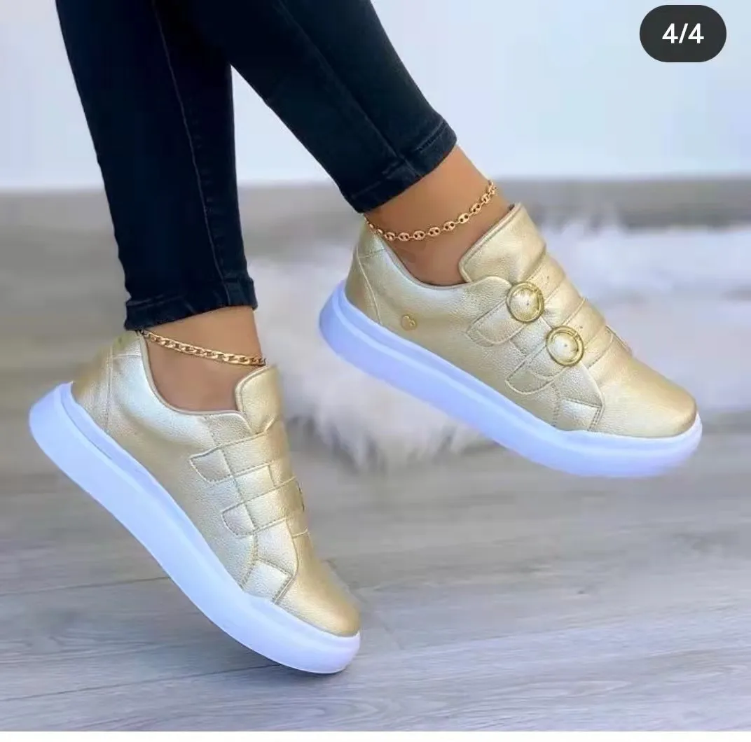 

Лидер продаж, женские повседневные туфли больших размеров в европейском и американском стиле, новинка 2022 года, универсальные модные туфли н...