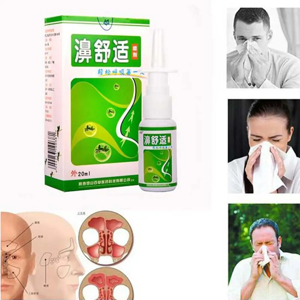 

Nasal Sprays Chronic Rhinitis Sinusitis Spray Chinese Traditional Medical Herb Spray Rhinitis Treatment Nose Care health care