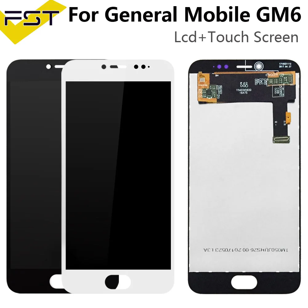 Для General mobile GM 6 GM6 Android one ЖК-дисплей замена дигитайзер сенсорный экран и дисплей в