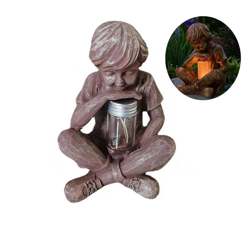 

Resin Luminous Children Portrait Decoration Portrait Decoration Resin Character Creative Decoration Desktop Ornaments