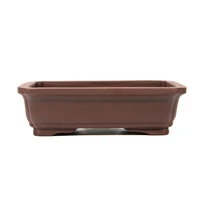 yixing purple sand flowerpot with hole exquisite green plant potted breathable rectangular flower tray indoor decoration