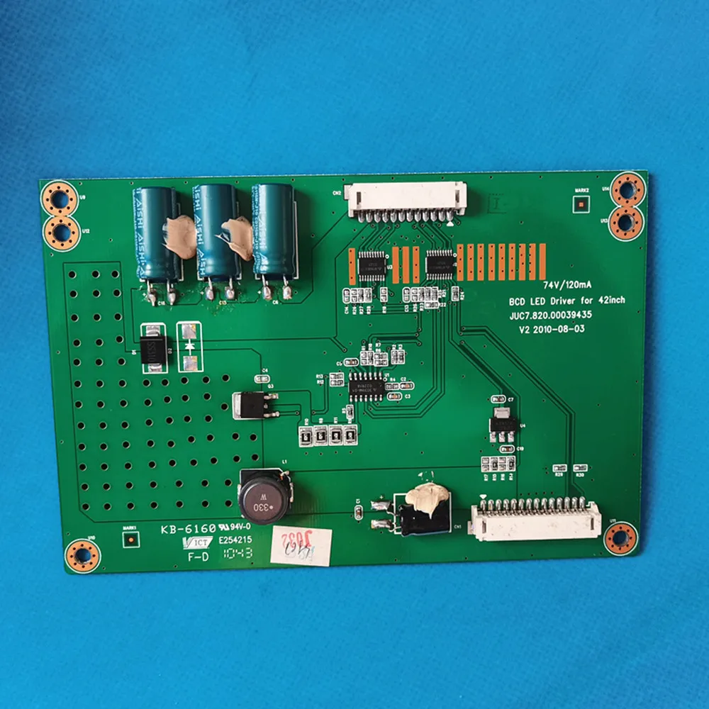 High voltage backlight Constant current drive board 74V/120MA BCD LED Driver for 42inch JUC7.820.00039435 For ITV42850EB