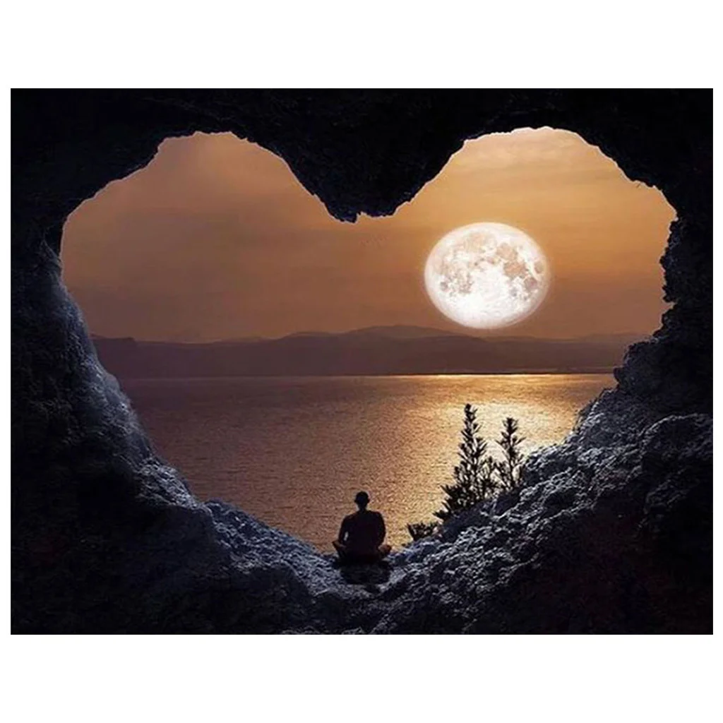 

5D landscape square diamond full diamond seaside DIY cross stitch decorative painting 40 * 50cm for sale