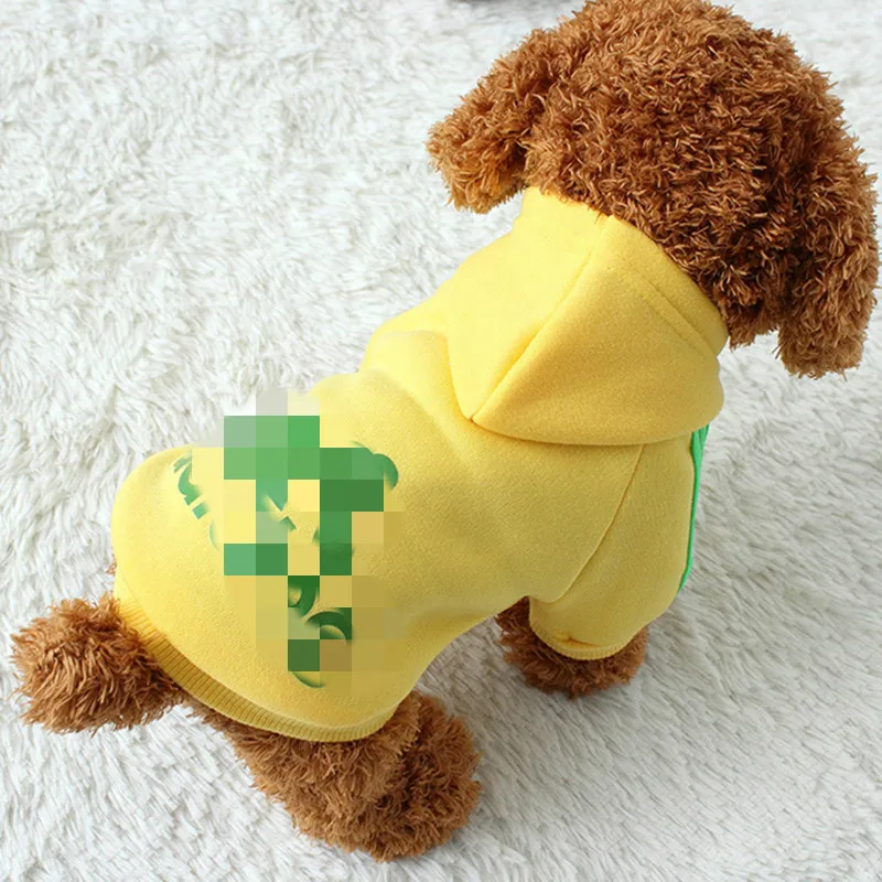 Толстовка с капюшоном для собак зимняя одежда пальто куртка хлопковая